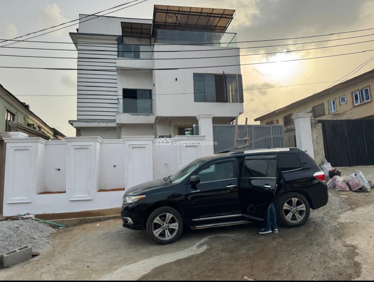 Newly 4 Bedroom Detach Duplex+ Bq + Gym House, Off College Road, Ogba, Ikeja, Lagos, Detached Duplex for Sale
