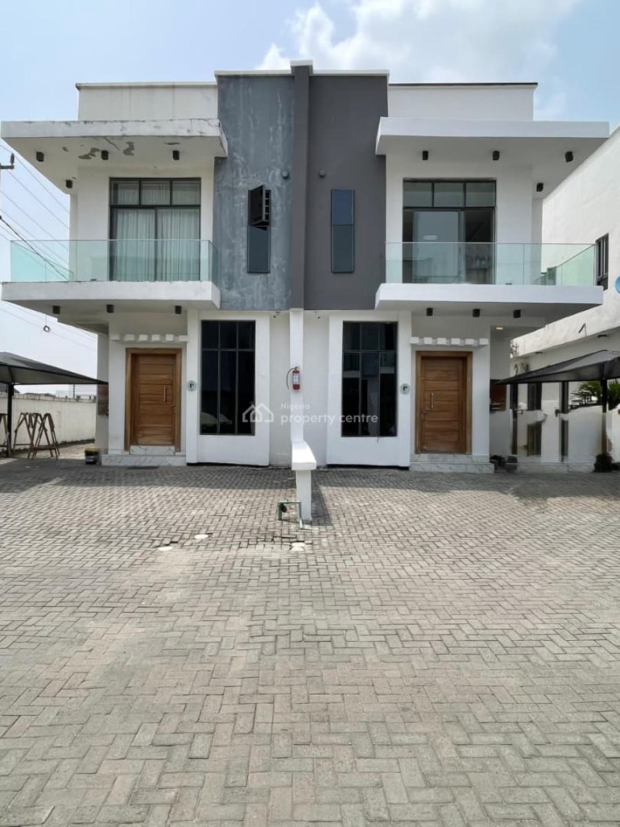 Tastefully Finished 4 Bedroom Semi Detached Duplex, Osapa, Osapa, Lekki, Lagos, Semi-detached Duplex for Rent