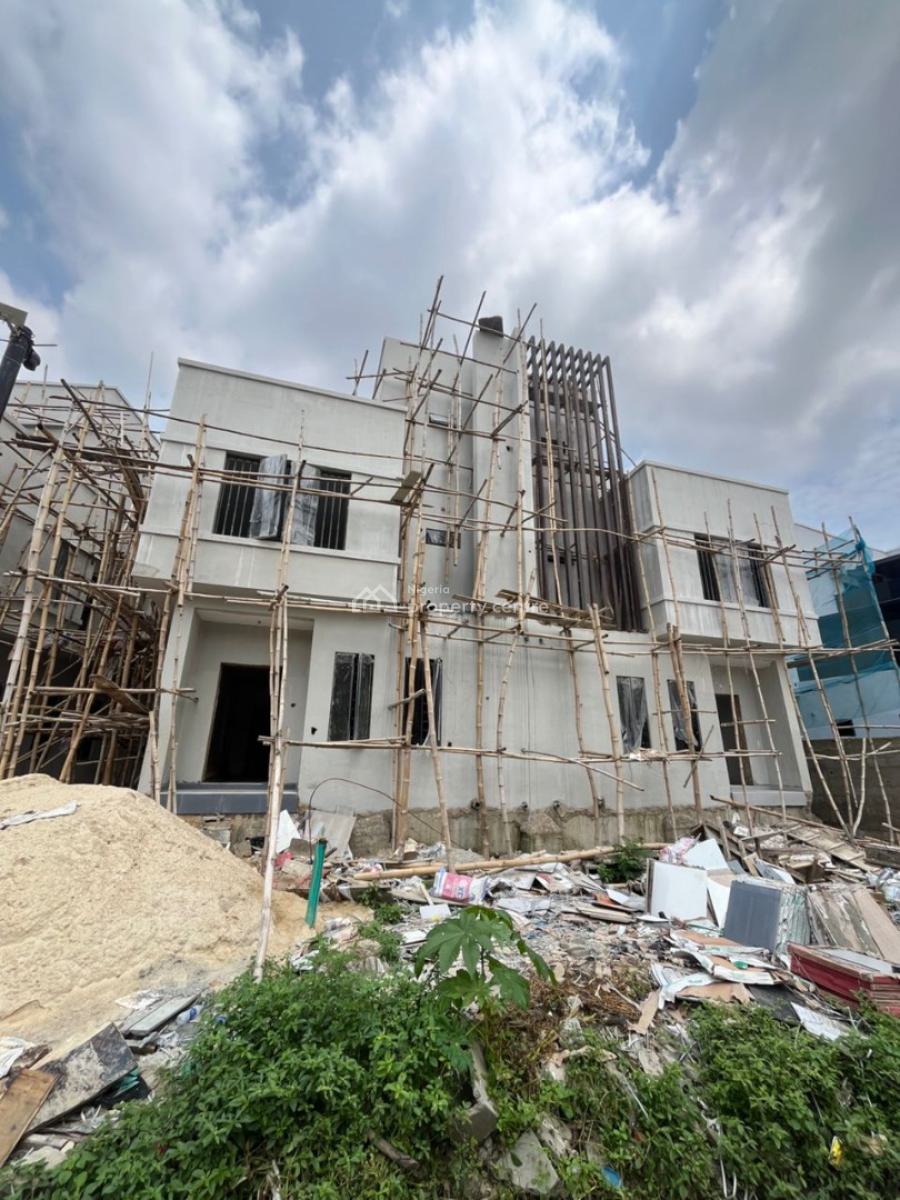 Massive 4 Bed Semi Detached Plus Bq and Open Terrace, Gbagada, Lagos, Terraced Duplex for Sale