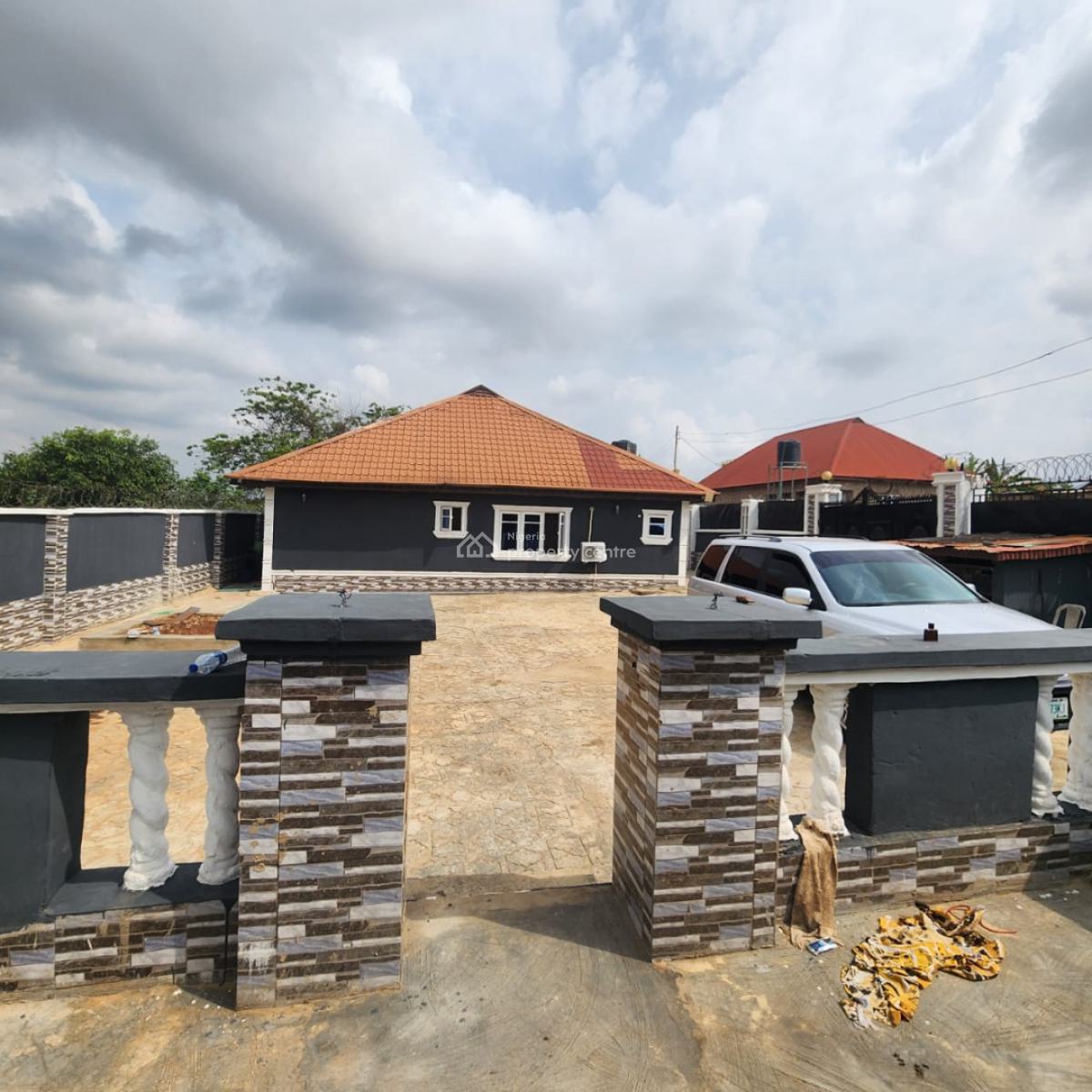 Standard 3 Bedroom Bungalow on 2 Plots of Land, Omi Adio, Apata, Ibadan, Oyo, Detached Bungalow for Sale