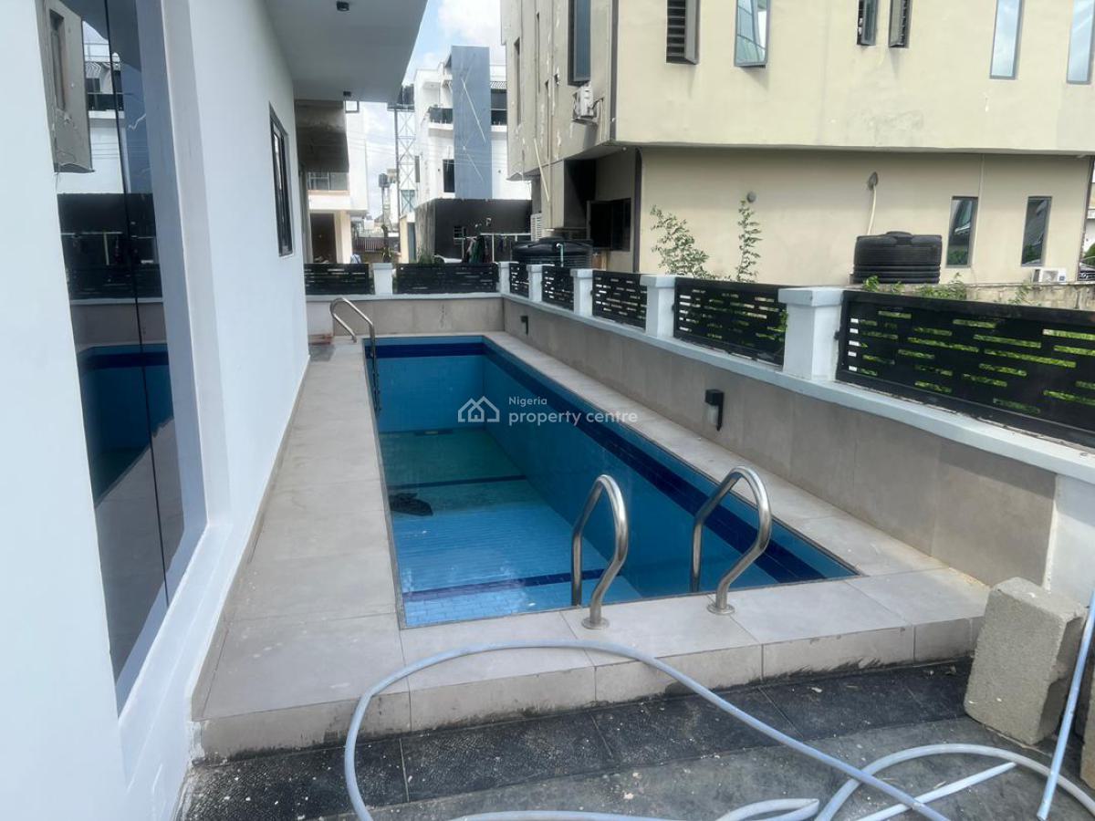Luxury 5 Bedroom Detached House with a Room Bq, Osapa, Lekki, Lagos, Detached Duplex for Rent