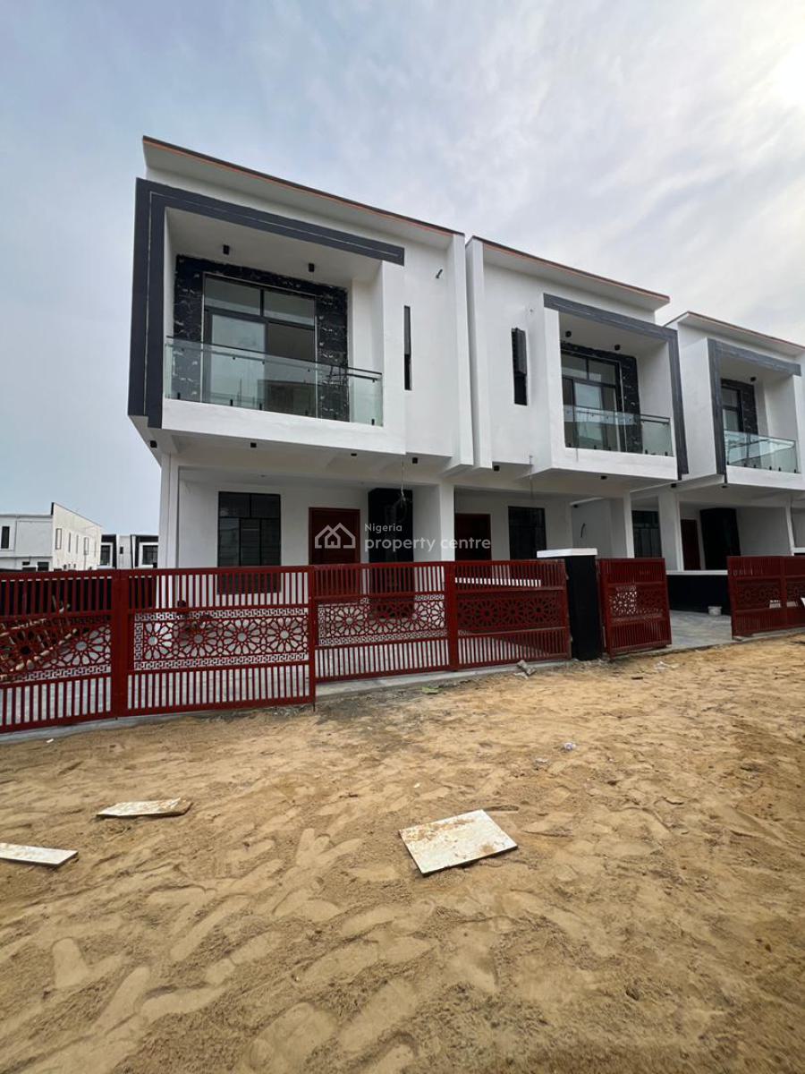 Beautifully Finished 4 Bedroom Semi-detached Duplex + Bq, Situated in a Well Developed Environment, Ikota, Lekki, Lagos, Semi-detached Duplex for Sale