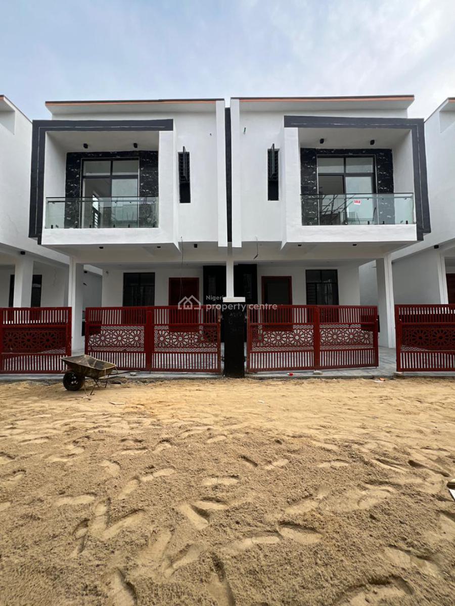 Beautifully Finished 4 Bedroom Semi-detached Duplex + Bq, Situated in a Well Developed Environment, Ikota, Lekki, Lagos, Semi-detached Duplex for Sale