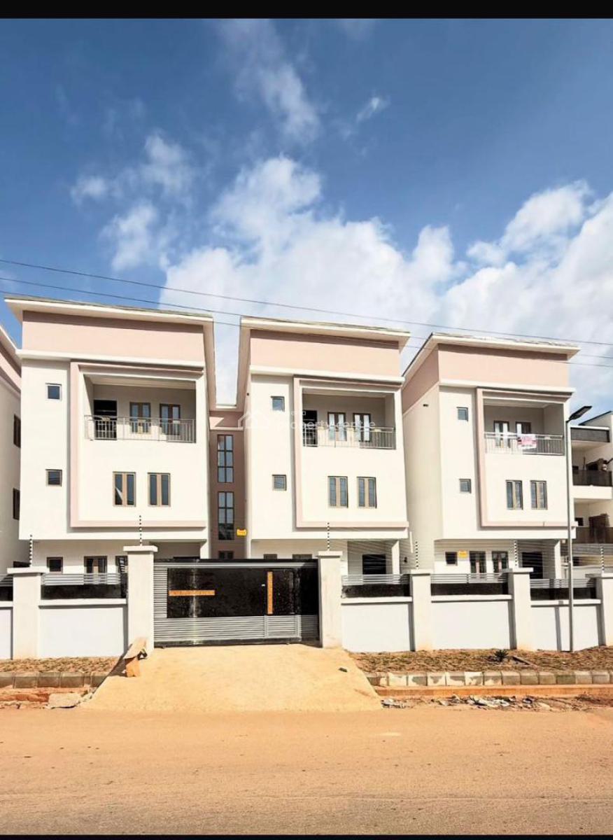 4-bedroom Terrace Duplex with Bq Cornerpiece, Katampe, Abuja, Terraced Duplex for Rent