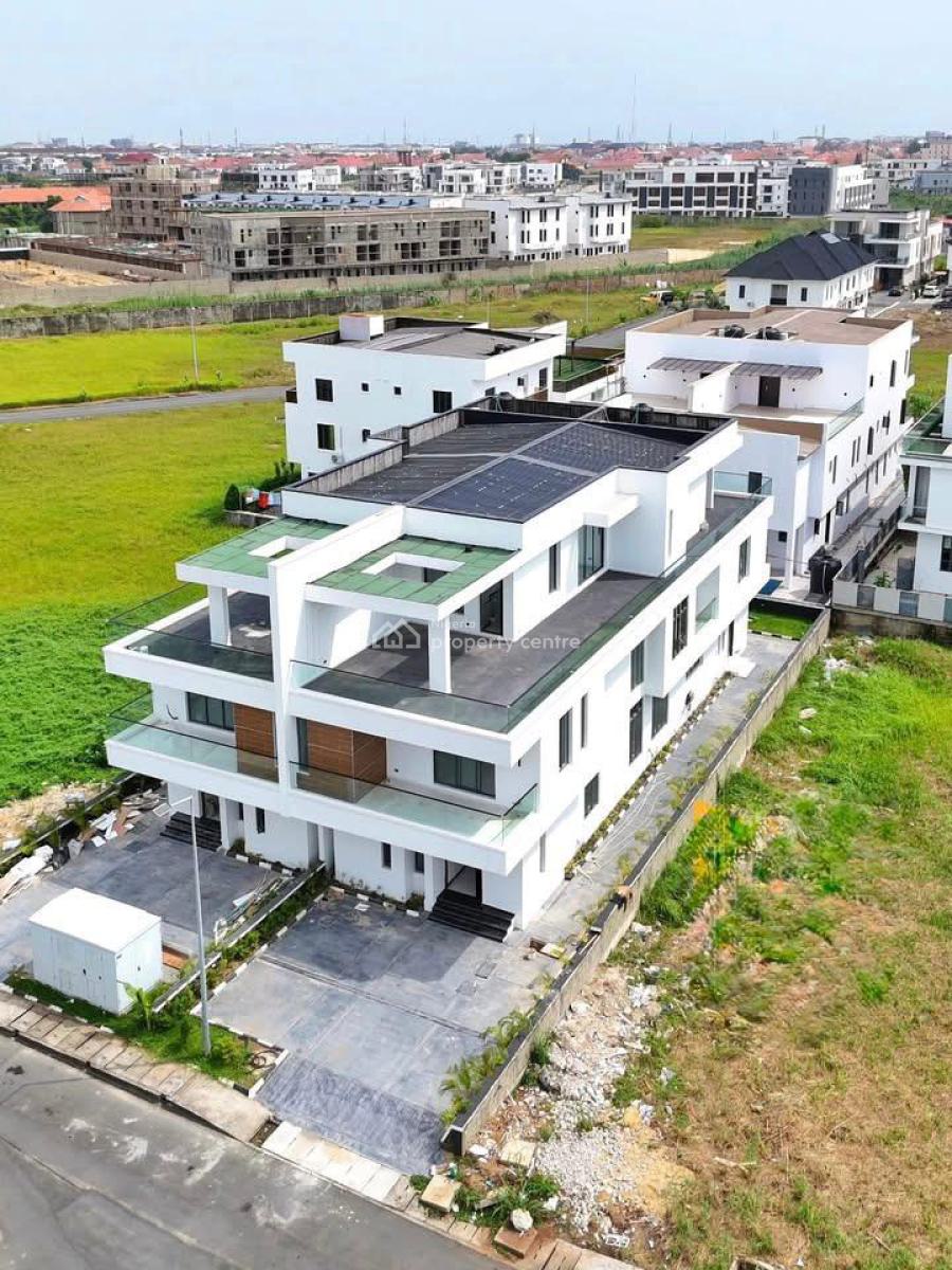 Newly Built 5 Bedrooms Semi-detached House with Bq, Cowrie Creek Estate, Ikate Elegushi, Lekki, Lagos, Semi-detached Duplex for Sale