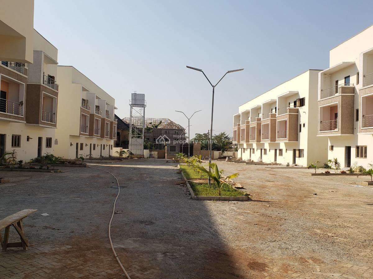 Brand-new 4bedroom Duplex with Bq, By Nicon Junction, Katampe, Abuja, Terraced Duplex for Sale