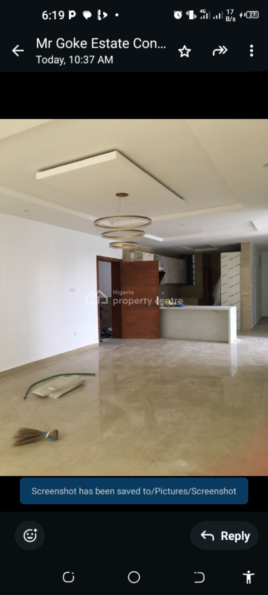 3 Bedroom Apartment with a Room Bq*, Victoria Island (vi), Lagos, Flat / Apartment for Rent