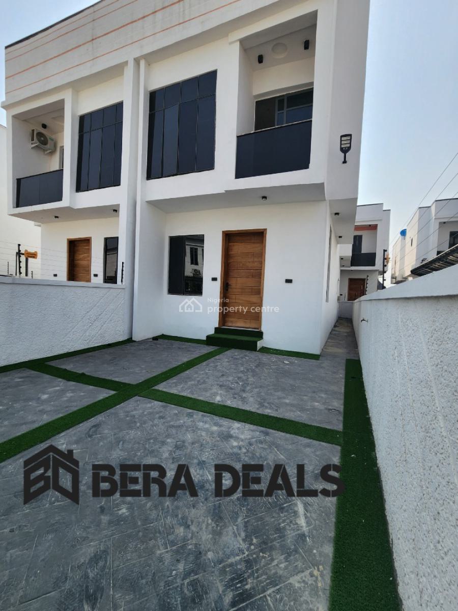Newly Built Three(3) Bedroom Semi-detached Houses, Ikota, Lekki, Lagos, Semi-detached Duplex for Sale