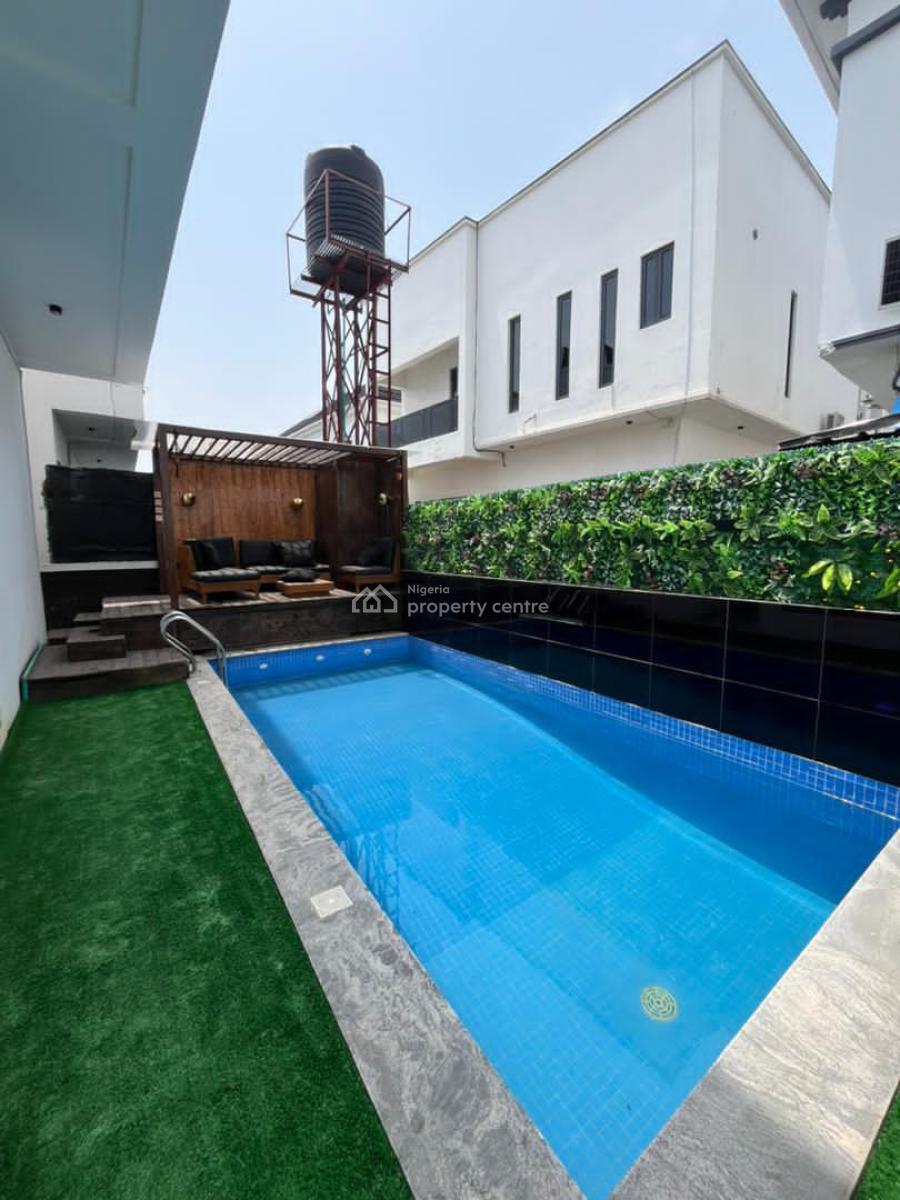 Fully Furnished Detached 5 Bed Duplex with Pool & Cinema, Gym, Megamound Estate Ikota, Ikota, Lekki, Lagos, Detached Duplex for Rent