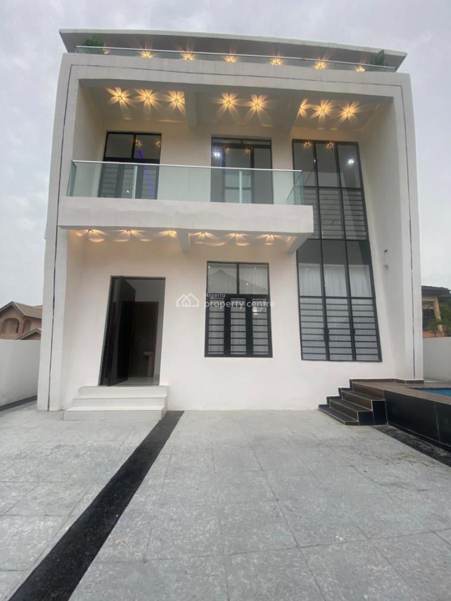 Contemporary 5-bedroom Fully Detached House + Bq, Sangotedo, Ajah, Lagos, Detached Duplex for Sale