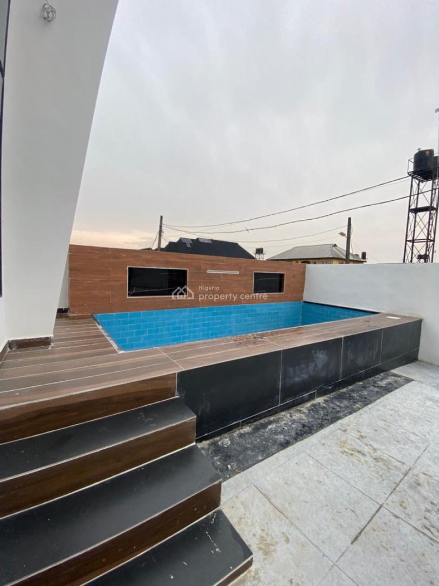 Contemporary 5-bedroom Fully Detached House + Bq, Sangotedo, Ajah, Lagos, Detached Duplex for Sale