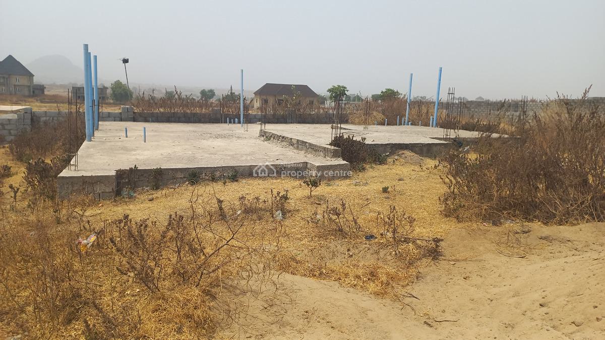 Dpc on 550sqm Land to Build 5 Bedroom Duplex, Lugbe District, Abuja, Detached Duplex for Sale