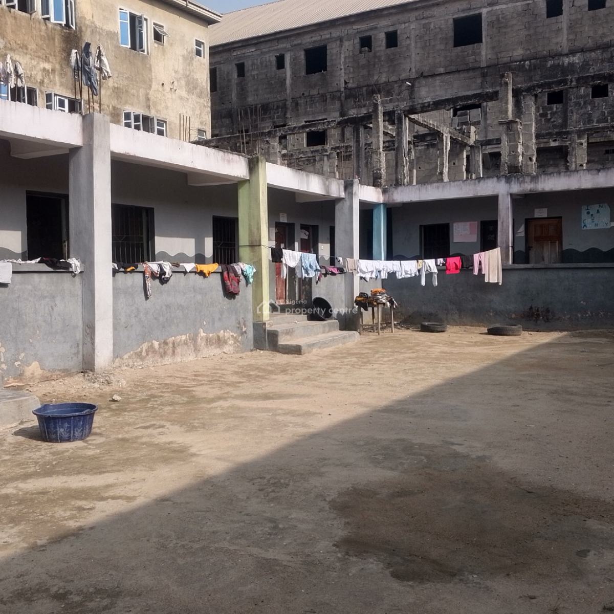 a Plot of Land Measurimg 648.9sqm (60 By 120) with Building with C of O, Ira Quarters, By Agric Bus-stop, Off Lagos Badagry Expressway, Ojo, Lagos, Mixed-use Land for Sale