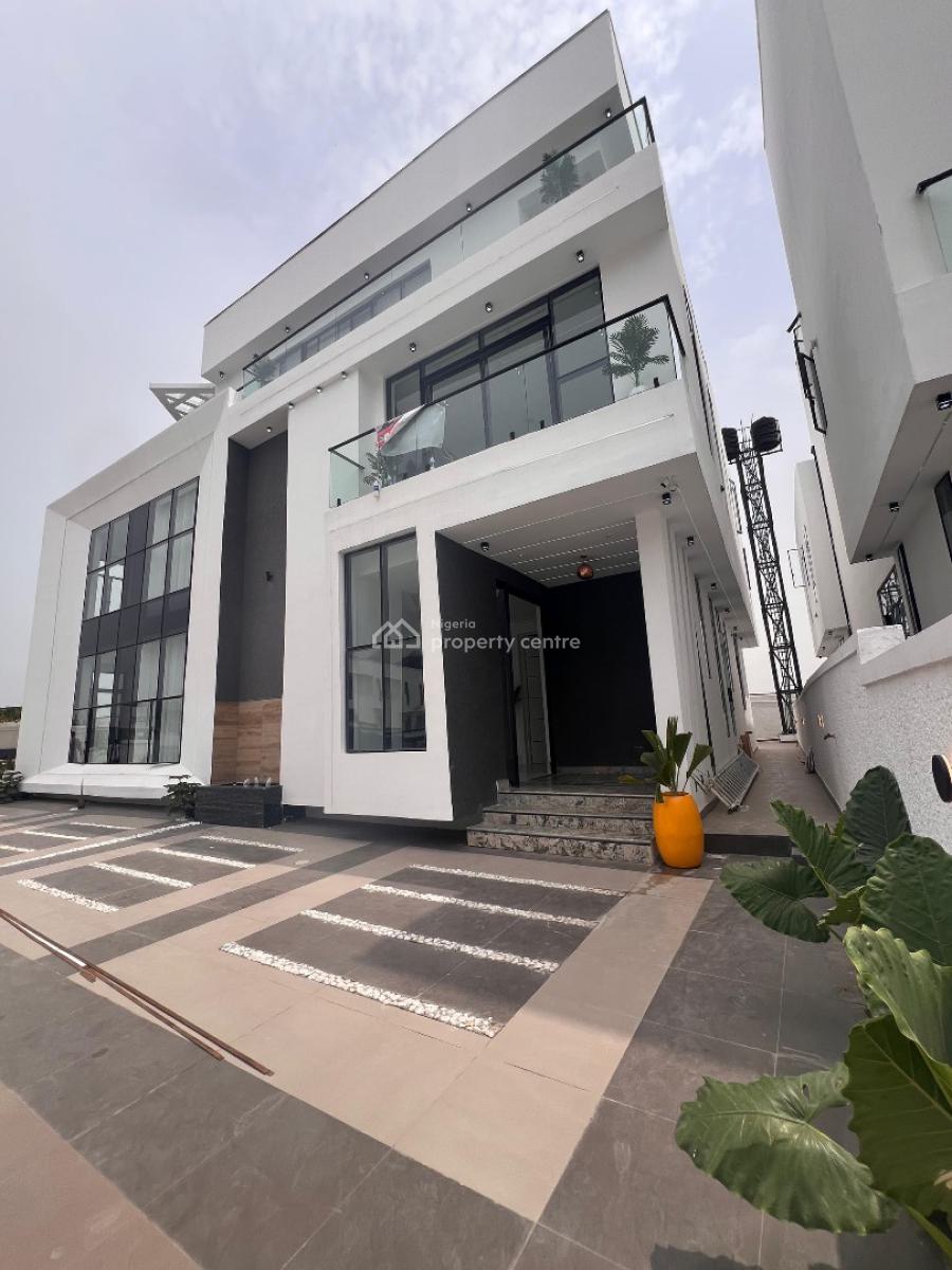 5 Bedroom Fully Detached Duplex + Bq, Rootfop, Chevron Tollgate, Lekki Phase 2, Lekki, Lagos, Detached Duplex for Sale