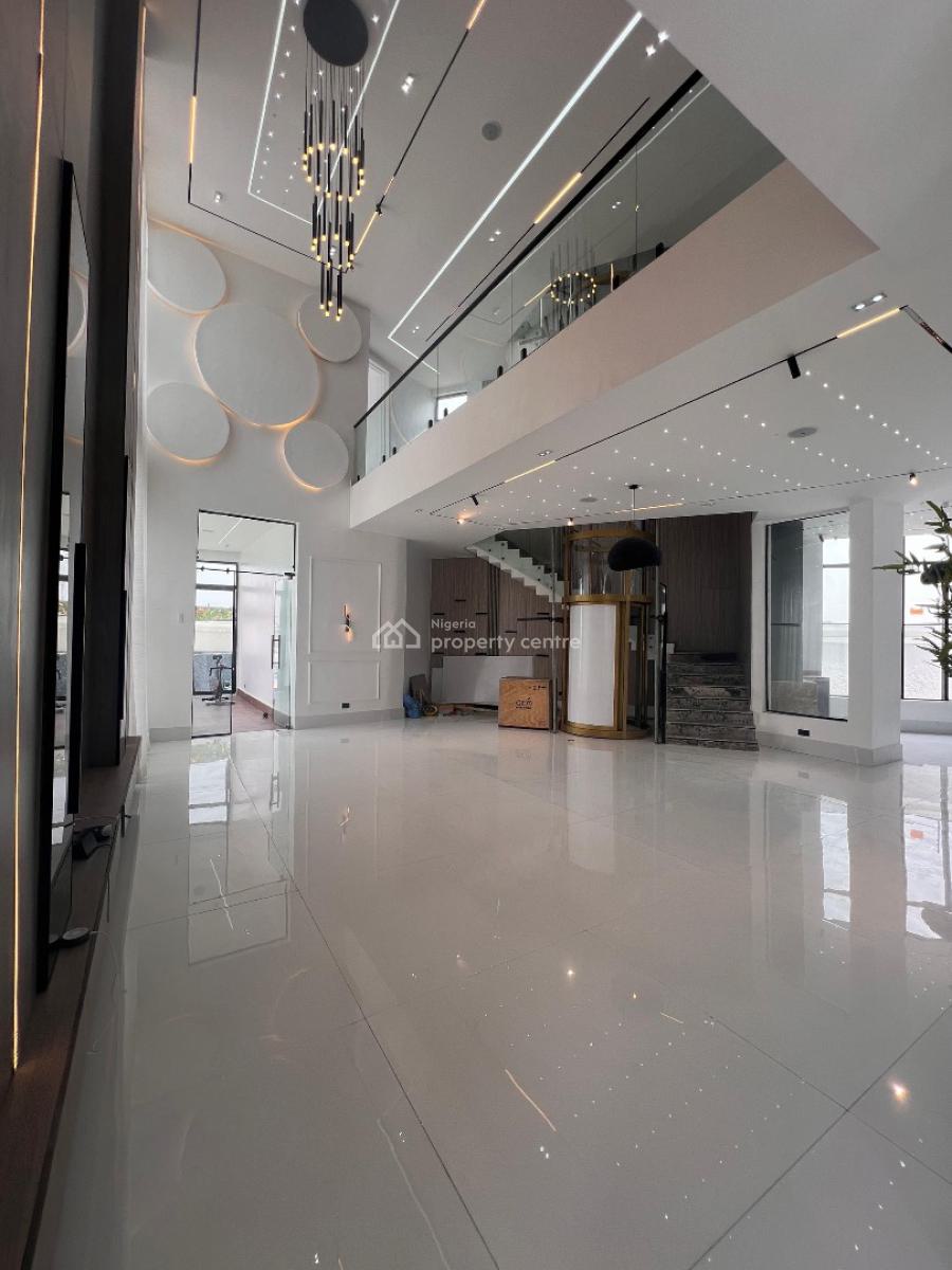 5 Bedroom Fully Detached Duplex + Bq, Rootfop, Chevron Tollgate, Lekki Phase 2, Lekki, Lagos, Detached Duplex for Sale