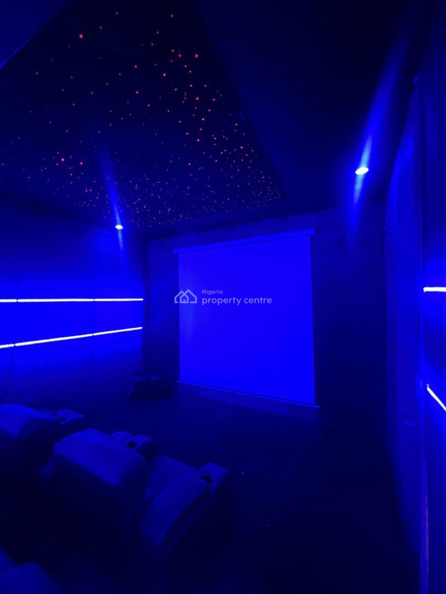 6 Bedroom Fully Detached Duplex + Bq, Gym - Cinema - Elevator, Chevron Tollgate, Lekki Phase 2, Lekki, Lagos, Detached Duplex for Sale