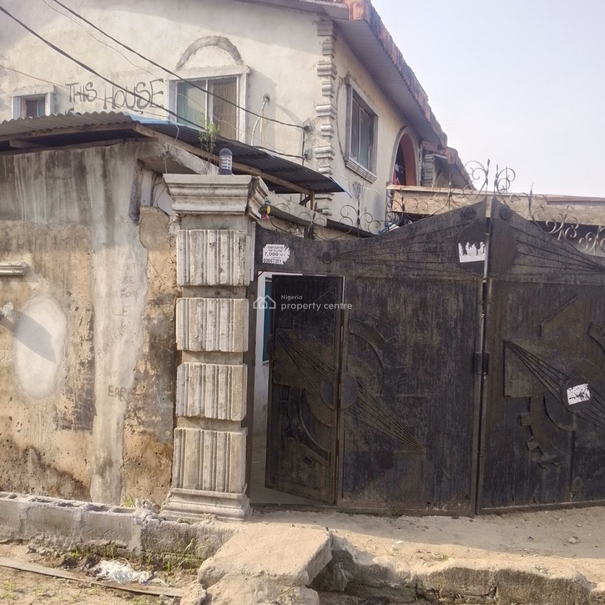 Block of Flats with 4 Shops, Along Omila Onireke Road, Tedi Town Opposite Ojo Barrack., Ojo, Lagos, Flat / Apartment for Sale