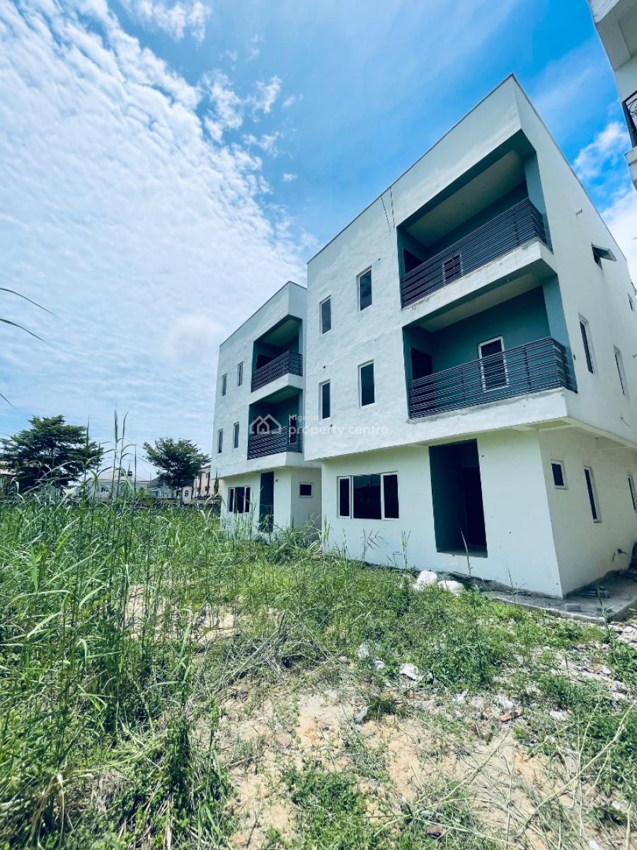 Brand New 4 Bedroom Terrace Duplex on 2 Floors Available, George Bassey Close, Agungi, Lekki, Lagos, Terraced Duplex for Sale