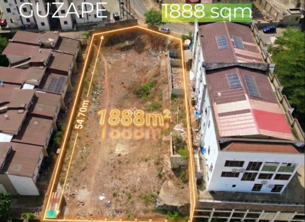 1,888 Sqm, Guzape District, Abuja, Land for Sale