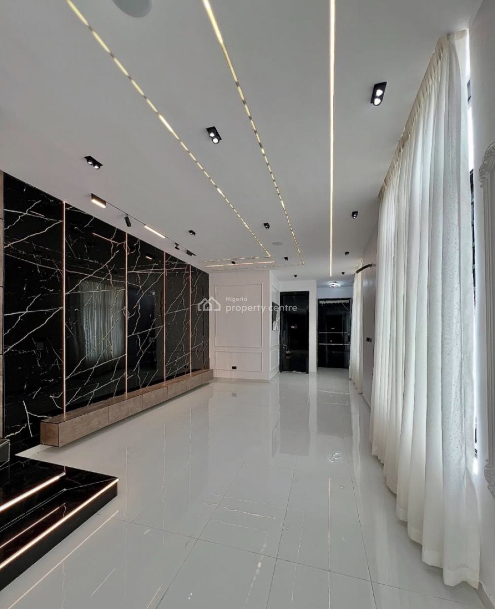 Contemporary 5 Bedroom Fully Detached with Pool Duplex with Bq, Secure Estate at Ikota Lekki, Ikota, Lekki, Lagos, Detached Duplex for Sale