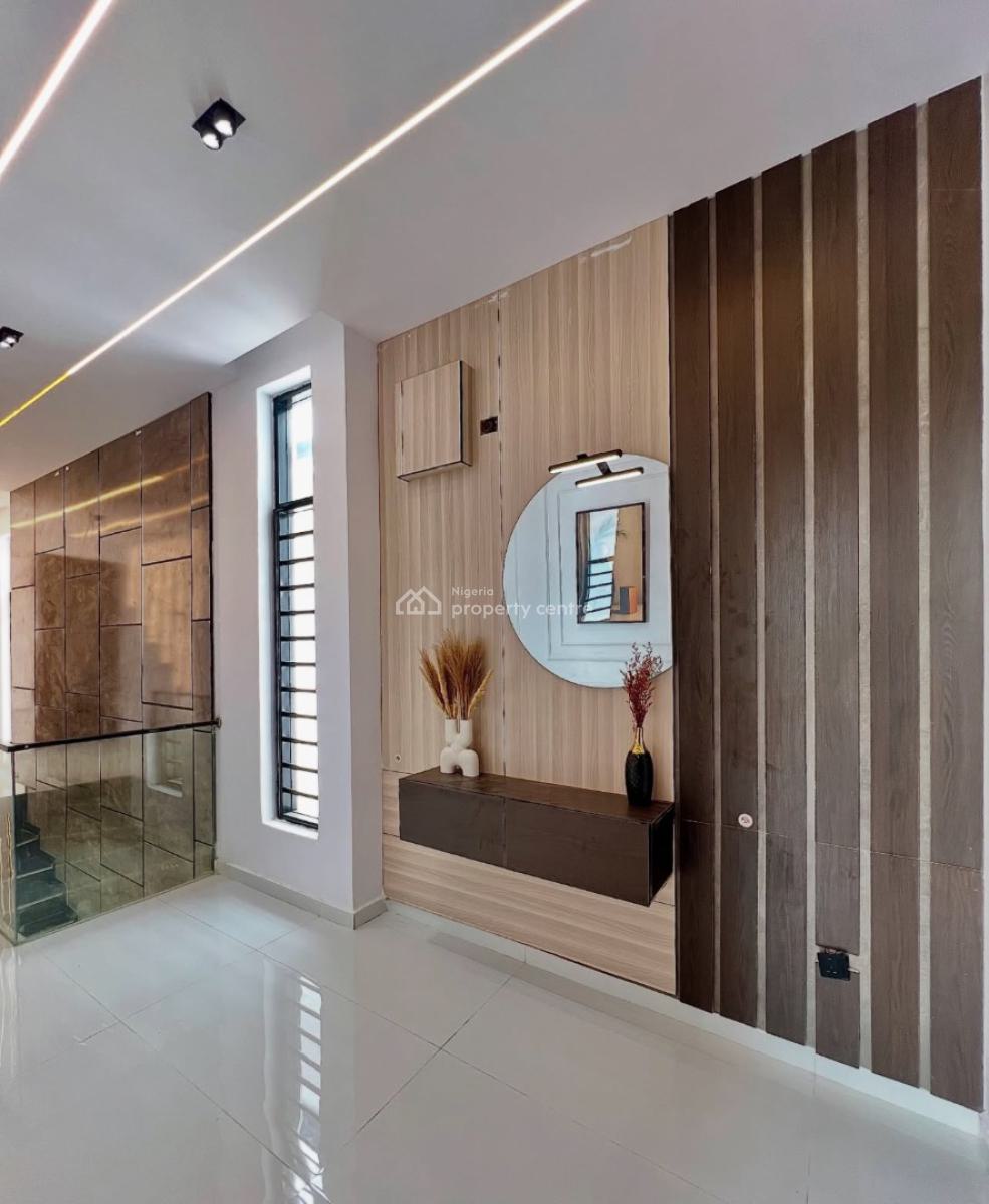 Contemporary 5 Bedroom Fully Detached with Pool Duplex with Bq, Secure Estate at Ikota Lekki, Ikota, Lekki, Lagos, Detached Duplex for Sale