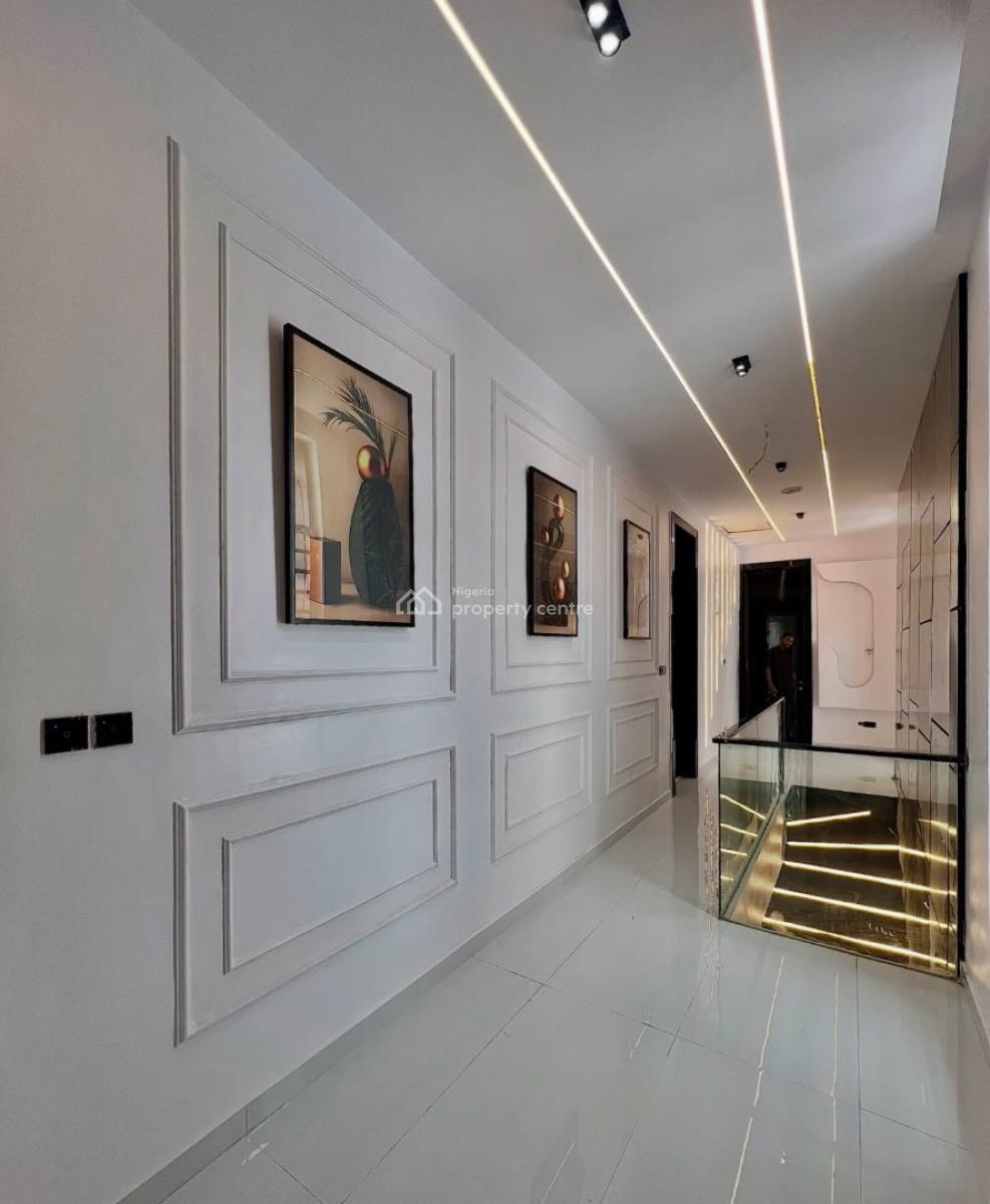 Contemporary 5 Bedroom Fully Detached with Pool Duplex with Bq, Secure Estate at Ikota Lekki, Ikota, Lekki, Lagos, Detached Duplex for Sale