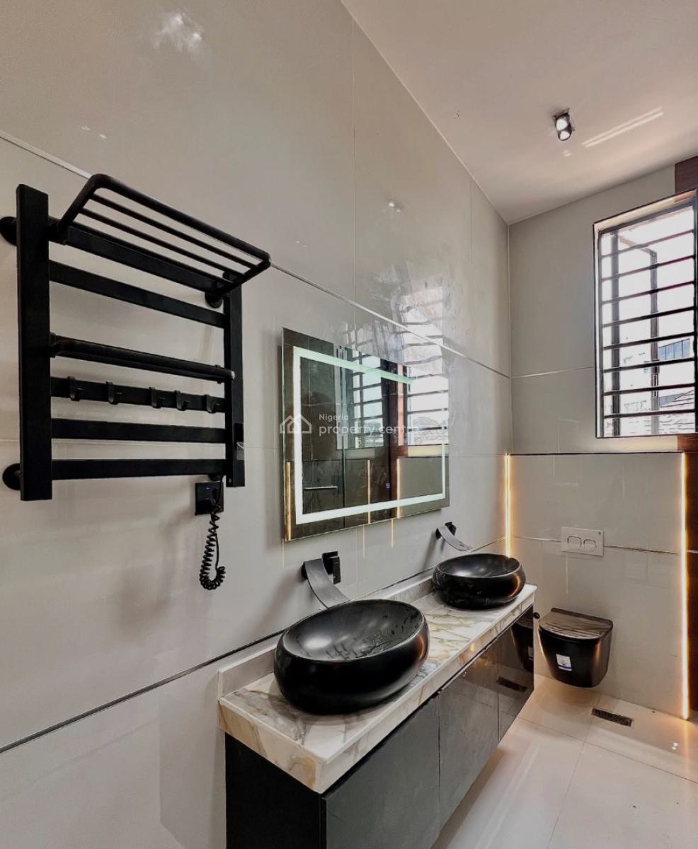 Contemporary 5 Bedroom Fully Detached with Pool Duplex with Bq, Secure Estate at Ikota Lekki, Ikota, Lekki, Lagos, Detached Duplex for Sale