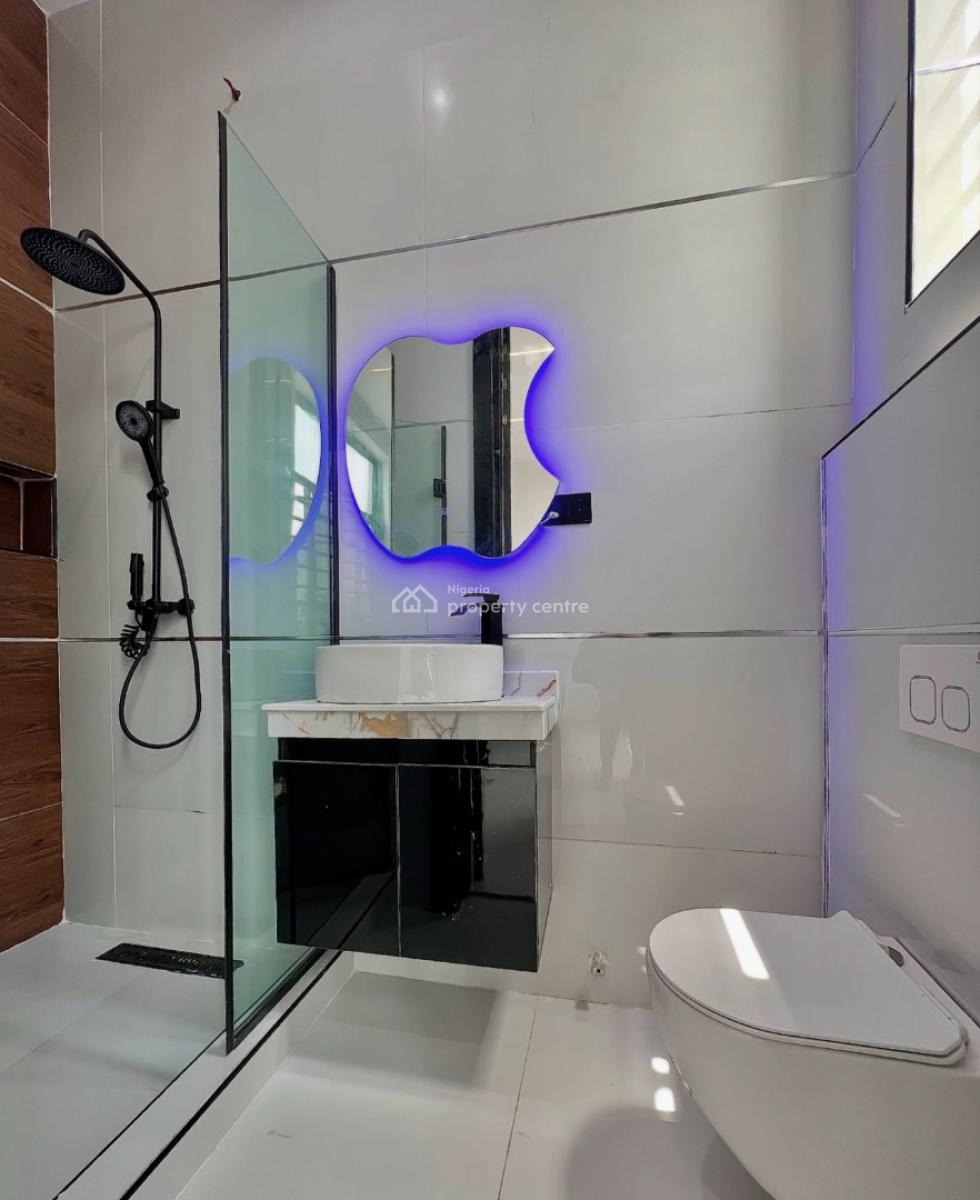 Contemporary 5 Bedroom Fully Detached with Pool Duplex with Bq, Secure Estate at Ikota Lekki, Ikota, Lekki, Lagos, Detached Duplex for Sale