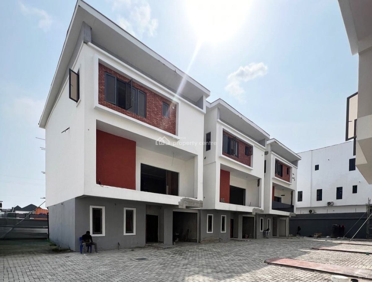 New and Serviced with 24/7 Power Supply 4 Bedroom En-suite Townhouse W, Ikate Elegushi, Lekki, Lagos, House for Sale