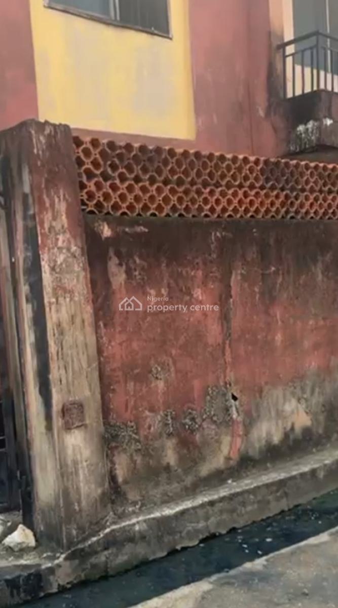 Full Plot  of Land of 4flat of 2bedrm Flat Demolishable Building in a, Ijesha, Surulere, Lagos, Block of Flats for Sale