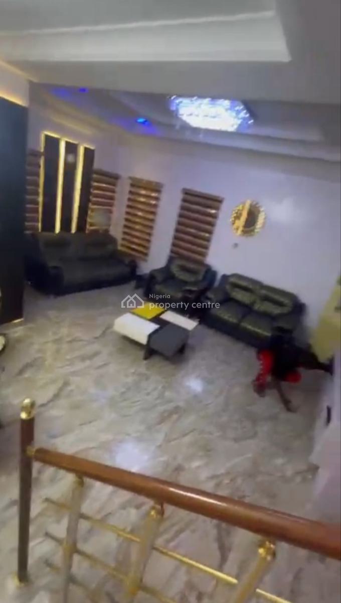 Fully Furnished 4 Bed Duplex + Bq in a Secured Estate(videos Available, Chevron Drive (chevy View Estate), Lekki, Lagos, Semi-detached Duplex for Rent