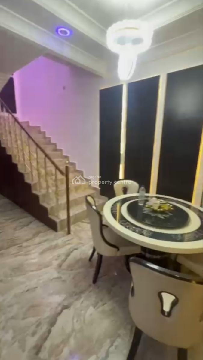 Fully Furnished 4 Bed Duplex + Bq in a Secured Estate(videos Available, Chevron Drive (chevy View Estate), Lekki, Lagos, Semi-detached Duplex for Rent