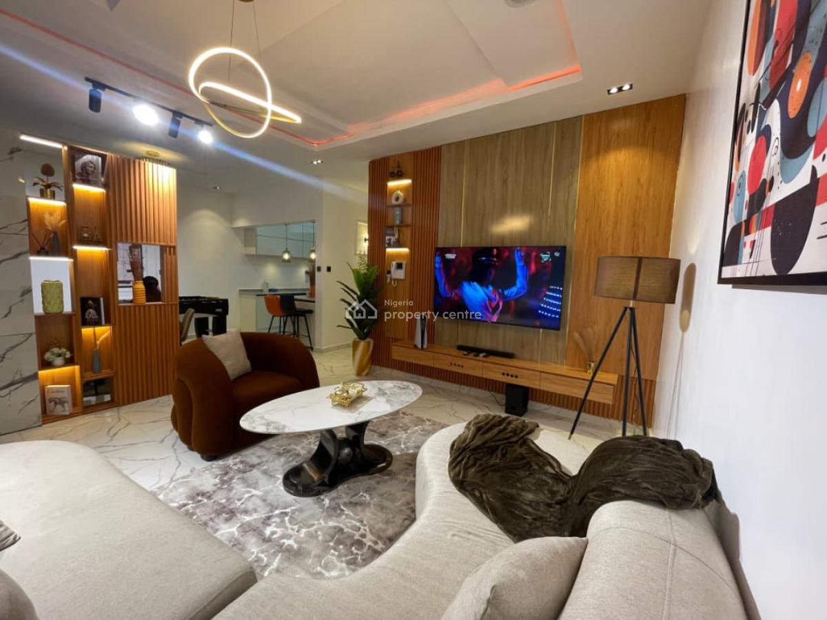 Tastefully Furnished 3 Bedrooms Apartment with Luxury Features, Ikate, Lekki, Lagos, Flat / Apartment Short Let