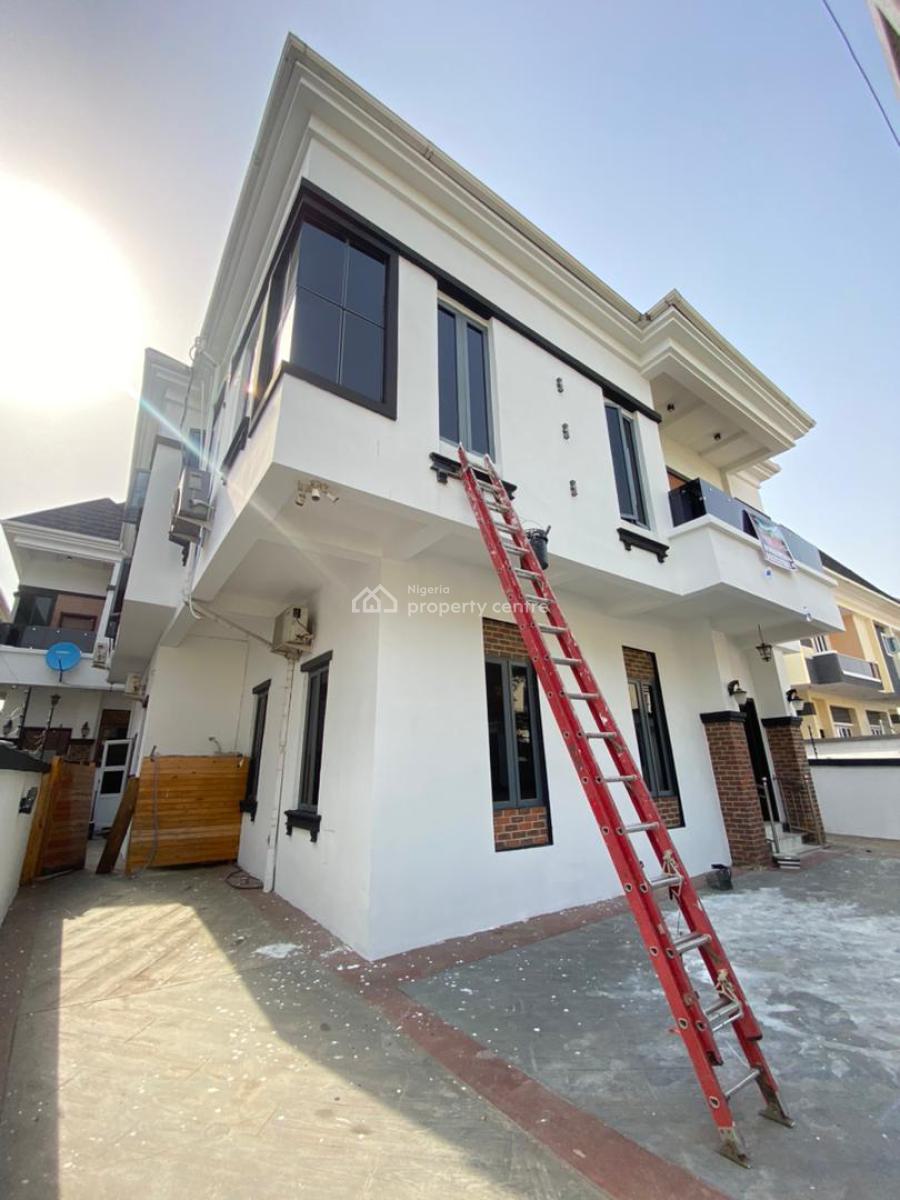 Spacious 5 Bedroom Detached Duplex with a Bq, Chevron, Lekki, Lagos, Detached Duplex for Rent