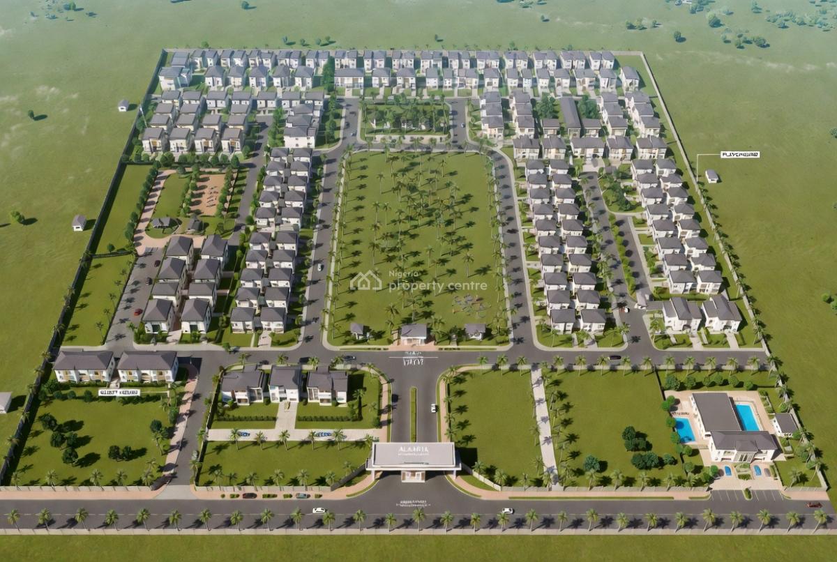 Estate Land  Near Lagos -- Alaafia Park & Garden, Ifo, Ifo, Ogun, Mixed-use Land for Sale