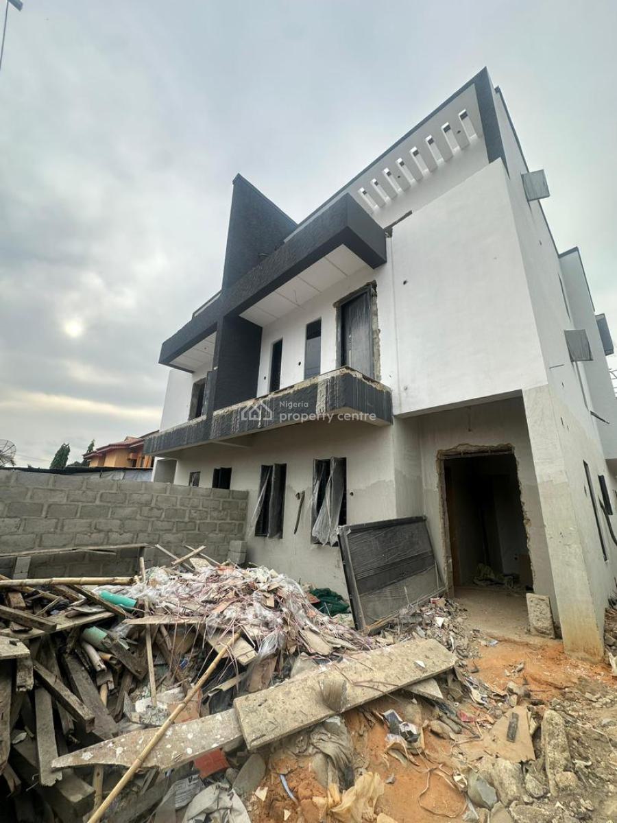 Newly Built 4 Bedroom Semi Detached Duplex with Bq, Ogba, Ikeja, Lagos, Detached Duplex for Sale