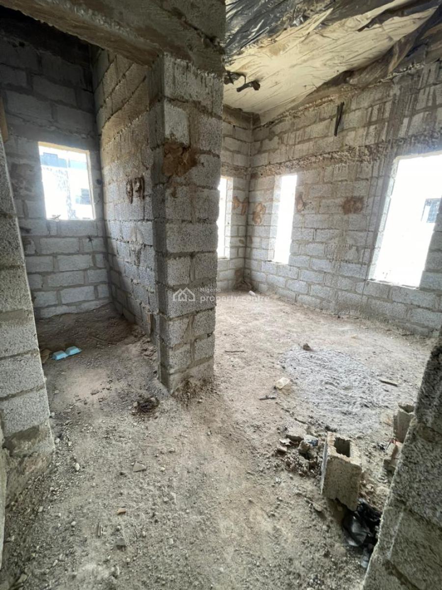 4-bedroom Semi-detached Duplex (carcass) - Lifecamp, Lifecamp, Life Camp, Abuja, House for Sale