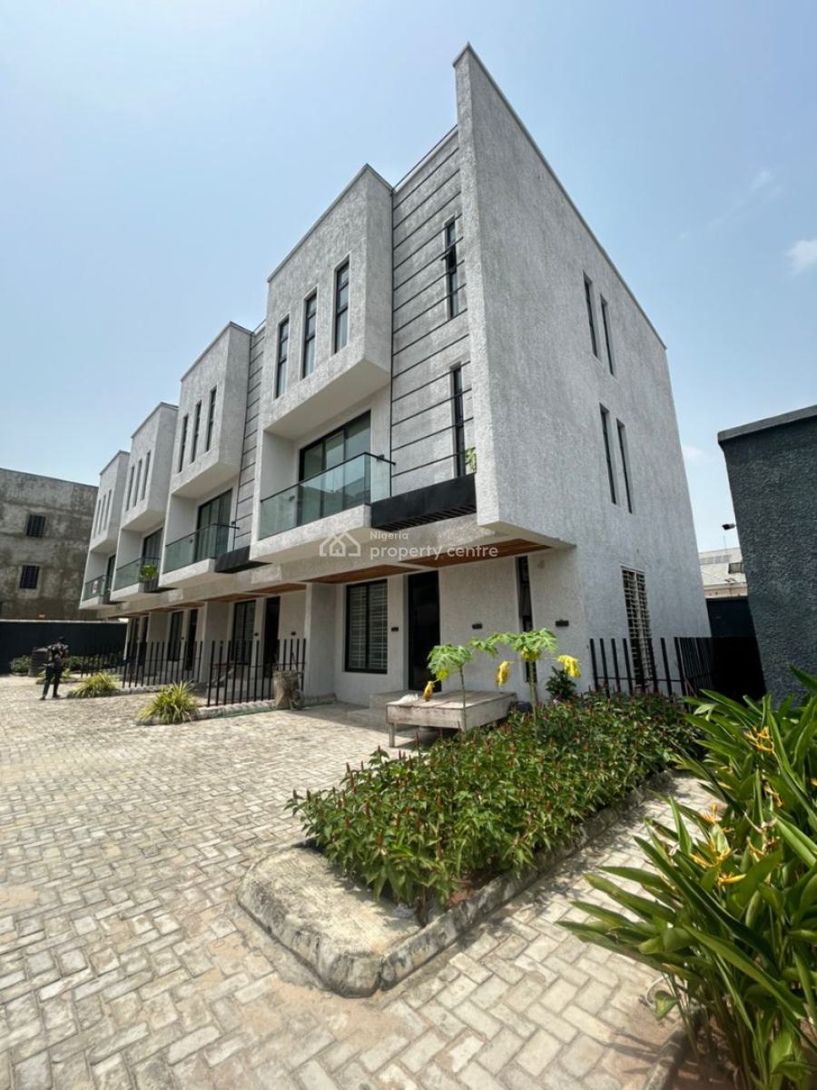 4-bedroom Terrace Duplex with Bq in Ikate, Ikate, Lekki, Lagos, Terraced Duplex for Sale