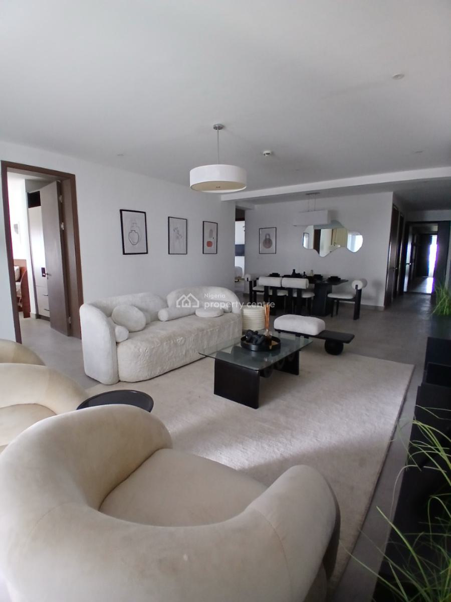 Tastefully Finished and Serviced with 24/7 Power Suppy 3 Bedroom En-su, Lekki Phase 1, Lekki, Lagos, Flat / Apartment for Rent