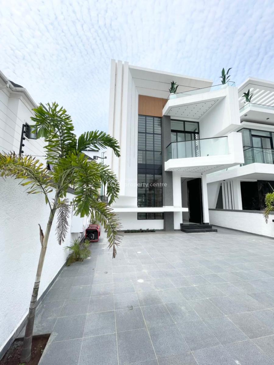 Exquisite 5 Bedroom Fully Detached Duplex with Bq, Gym & Pool, Chevron, Lekki, Lagos, Detached Duplex for Sale