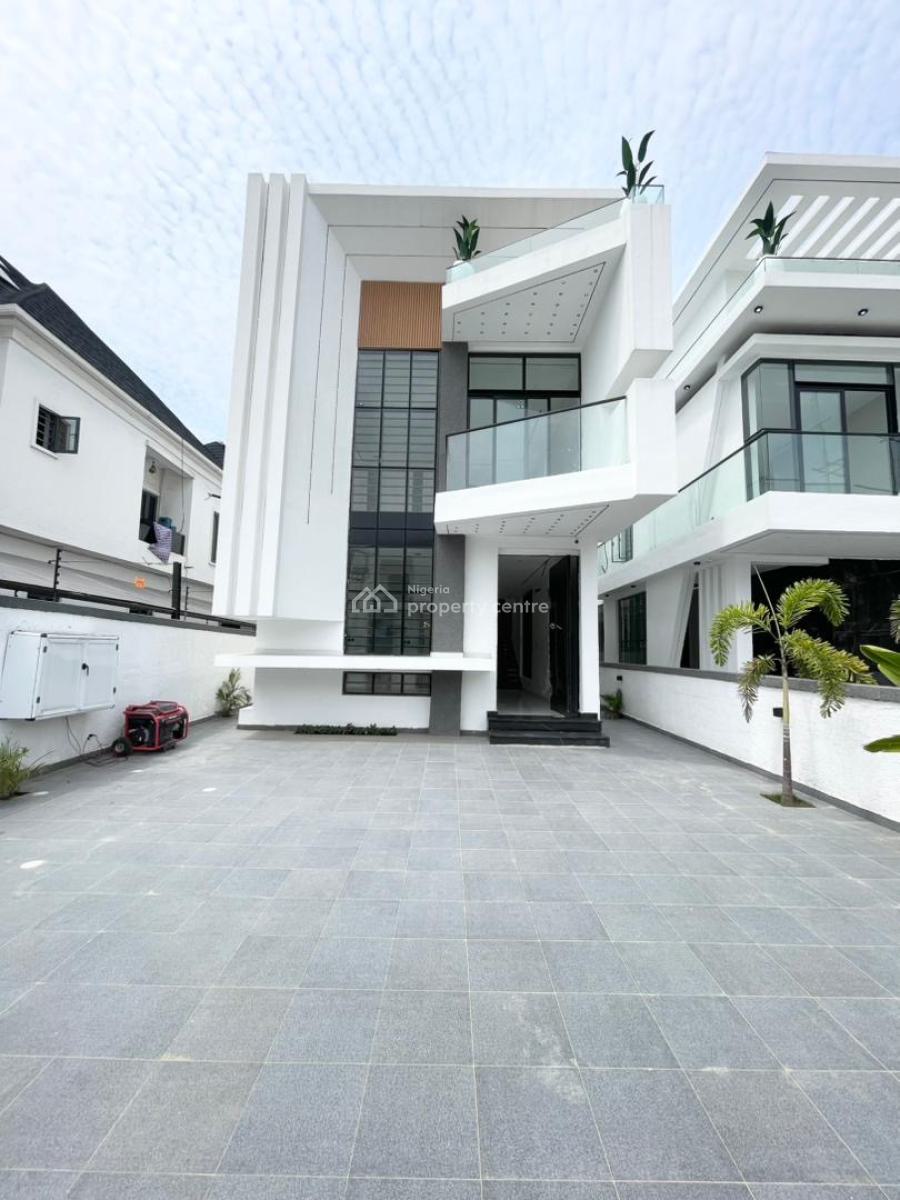 Exquisite 5 Bedroom Fully Detached Duplex with Bq, Gym & Pool, Chevron, Lekki, Lagos, Detached Duplex for Sale