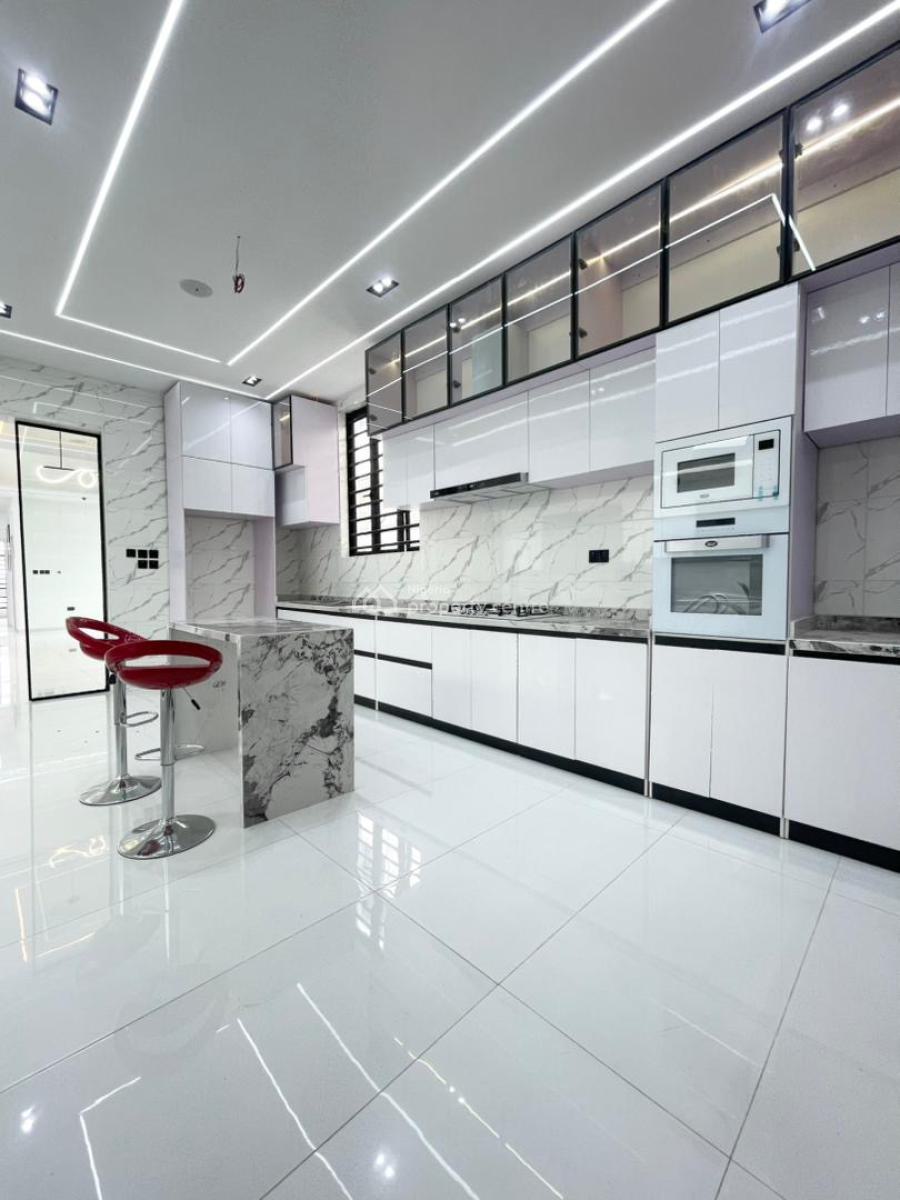 Exquisite 5 Bedroom Fully Detached Duplex with Bq, Gym & Pool, Chevron, Lekki, Lagos, Detached Duplex for Sale