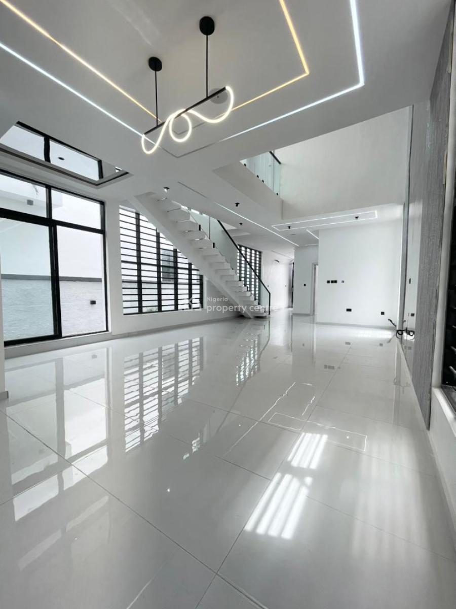 Exquisite 5 Bedroom Fully Detached Duplex with Bq, Gym & Pool, Chevron, Lekki, Lagos, Detached Duplex for Sale