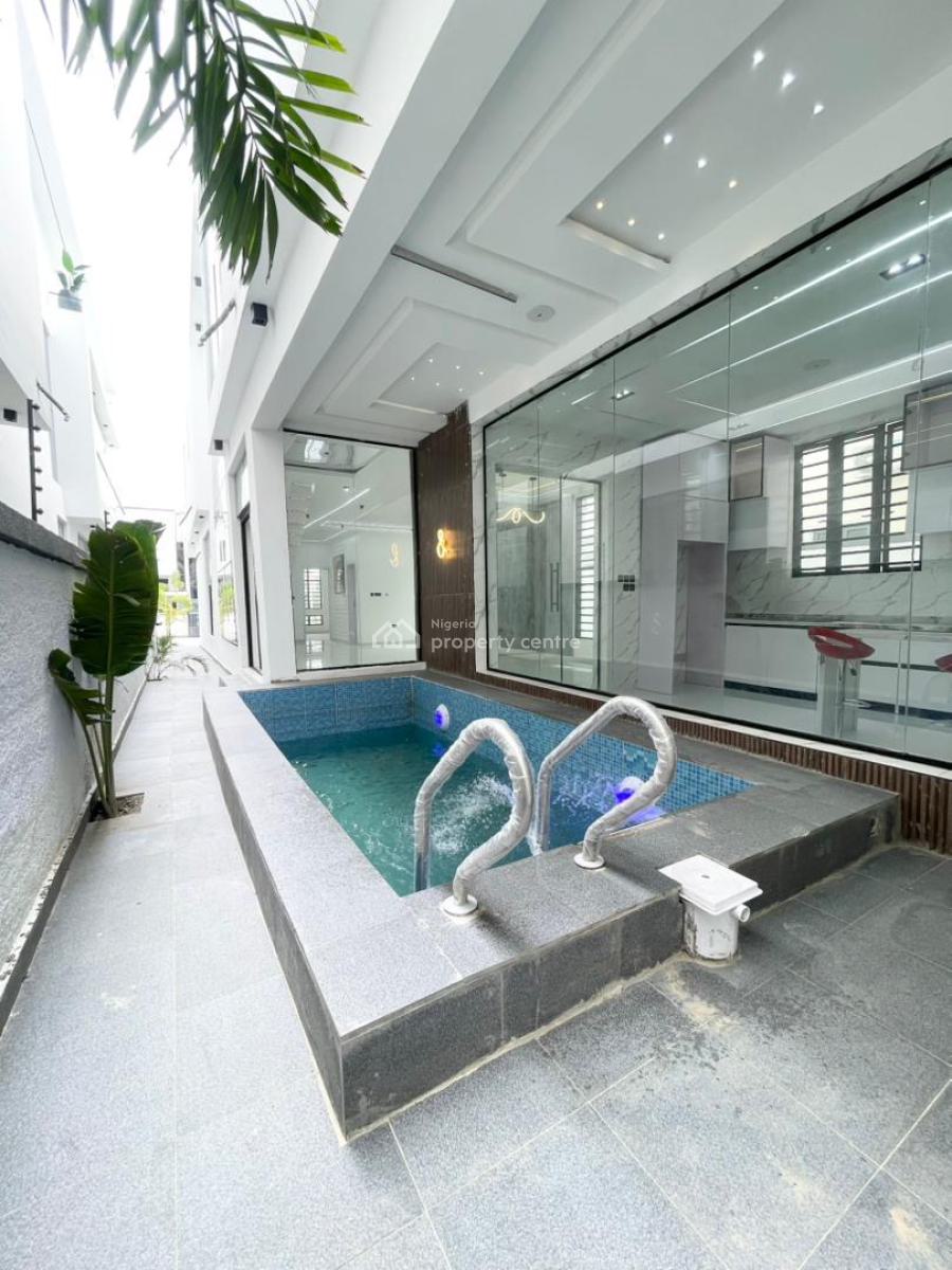 Exquisite 5 Bedroom Fully Detached Duplex with Bq, Gym & Pool, Chevron, Lekki, Lagos, Detached Duplex for Sale