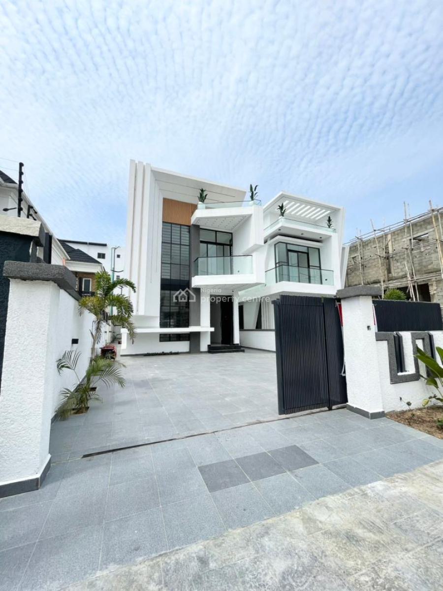 Exquisite 5 Bedroom Fully Detached Duplex with Bq, Gym & Pool, Chevron, Lekki, Lagos, Detached Duplex for Sale