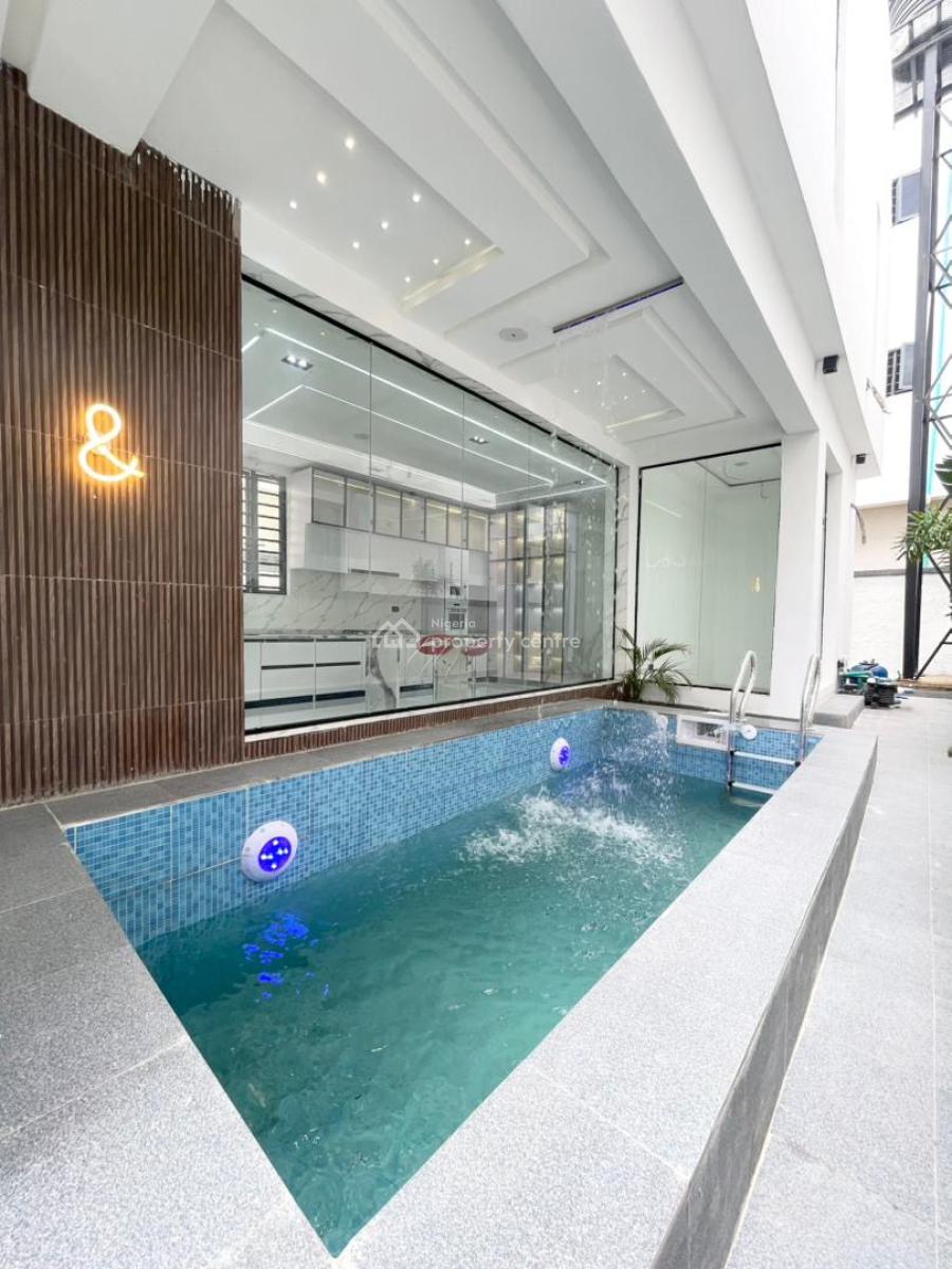 Exquisite 5 Bedroom Fully Detached Duplex with Bq, Gym & Pool, Chevron, Lekki, Lagos, Detached Duplex for Sale