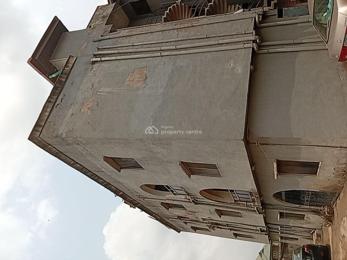 Penthouse 4 Bedroom Flat on 3rd Floor, Fagba, Agege, Lagos, Flat / Apartment for Rent