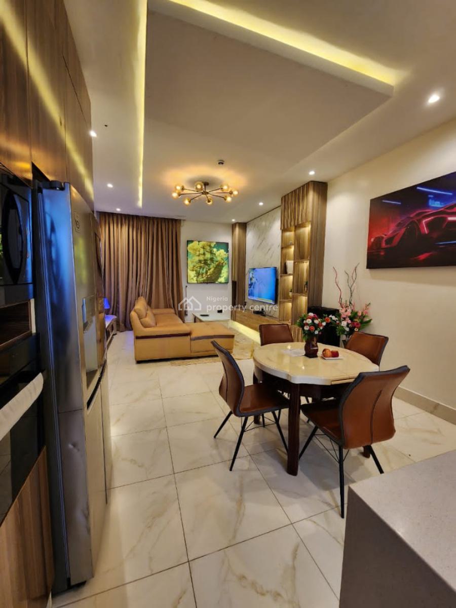 Elegantly Designed 1 Bedroom Apartment with Pool, Gym & Table Tennis, Speedy and Unlimited Wifi, Fully Fitted Kitchen, Comfortable Stay, Lekki Phase 1, Lekki, Lagos, Flat / Apartment Short Let