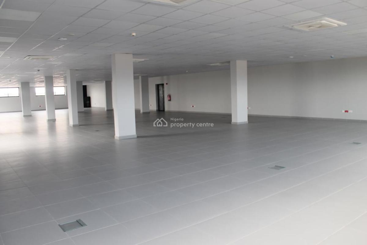 Open Plan Serviced Office Space in an Office Complex, Qmb Road, Mega Chicken, Lekki Phase 1, Lekki, Lagos, Office Space for Rent