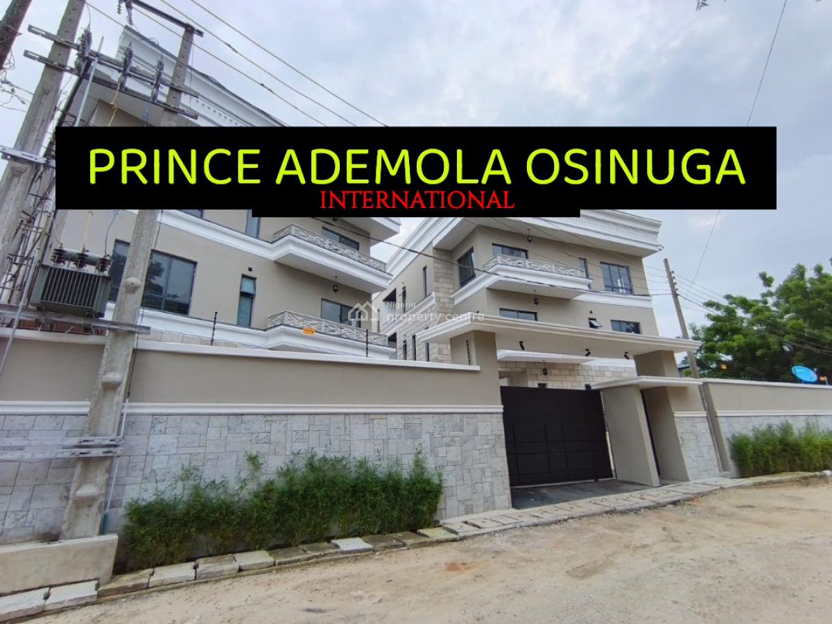 New & Luxury 5 Bedroom Terrace House +bq+pool+outdoor Lounge, Parkview Estate Ikoyi, Parkview, Ikoyi, Lagos, Terraced Duplex for Rent